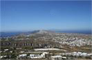 Blick von Pirgos in Richtung Norden - Thira und Oia